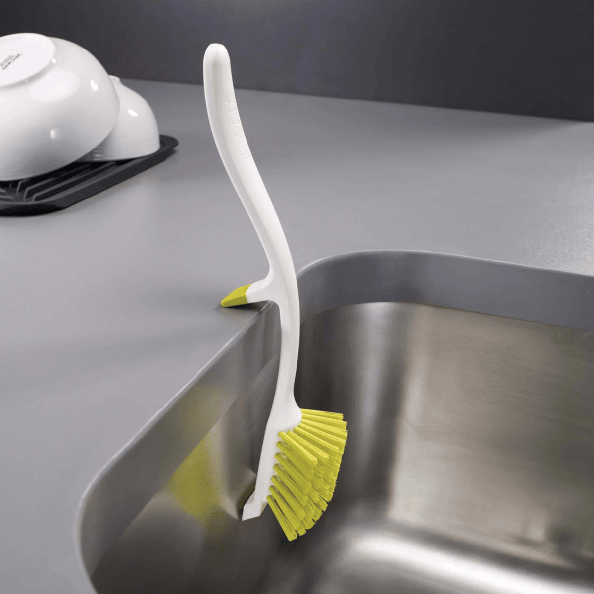 Joseph Joseph Edge Washing Up Brush Grey