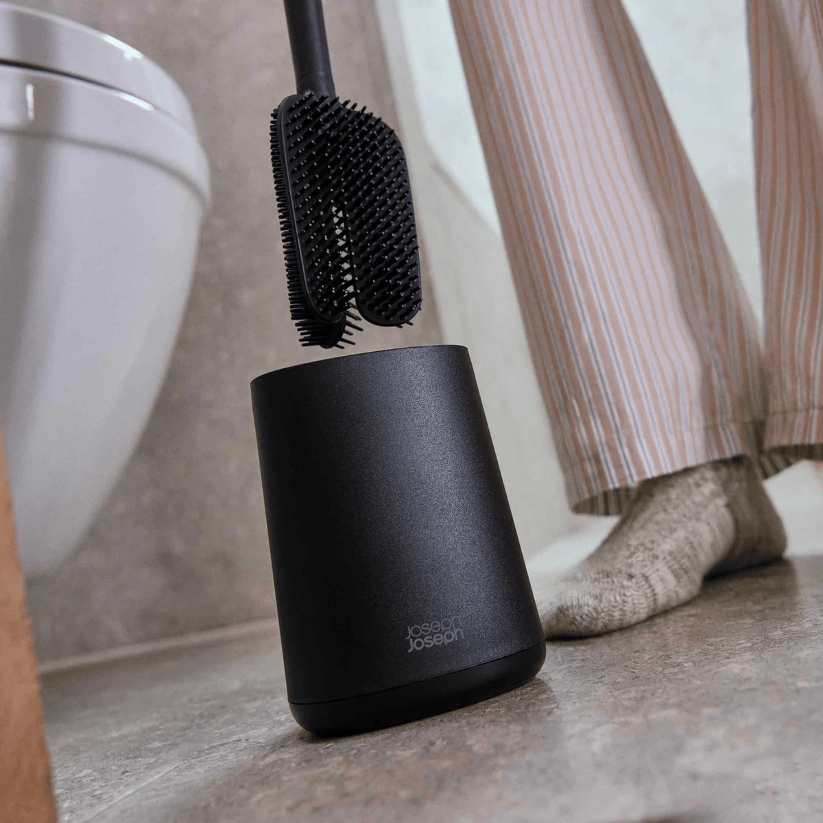 Joseph Joseph Flex 360 Lite Toilet Brush Matt Black
