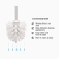 Joseph Joseph Flex 360 Toilet Brush Black