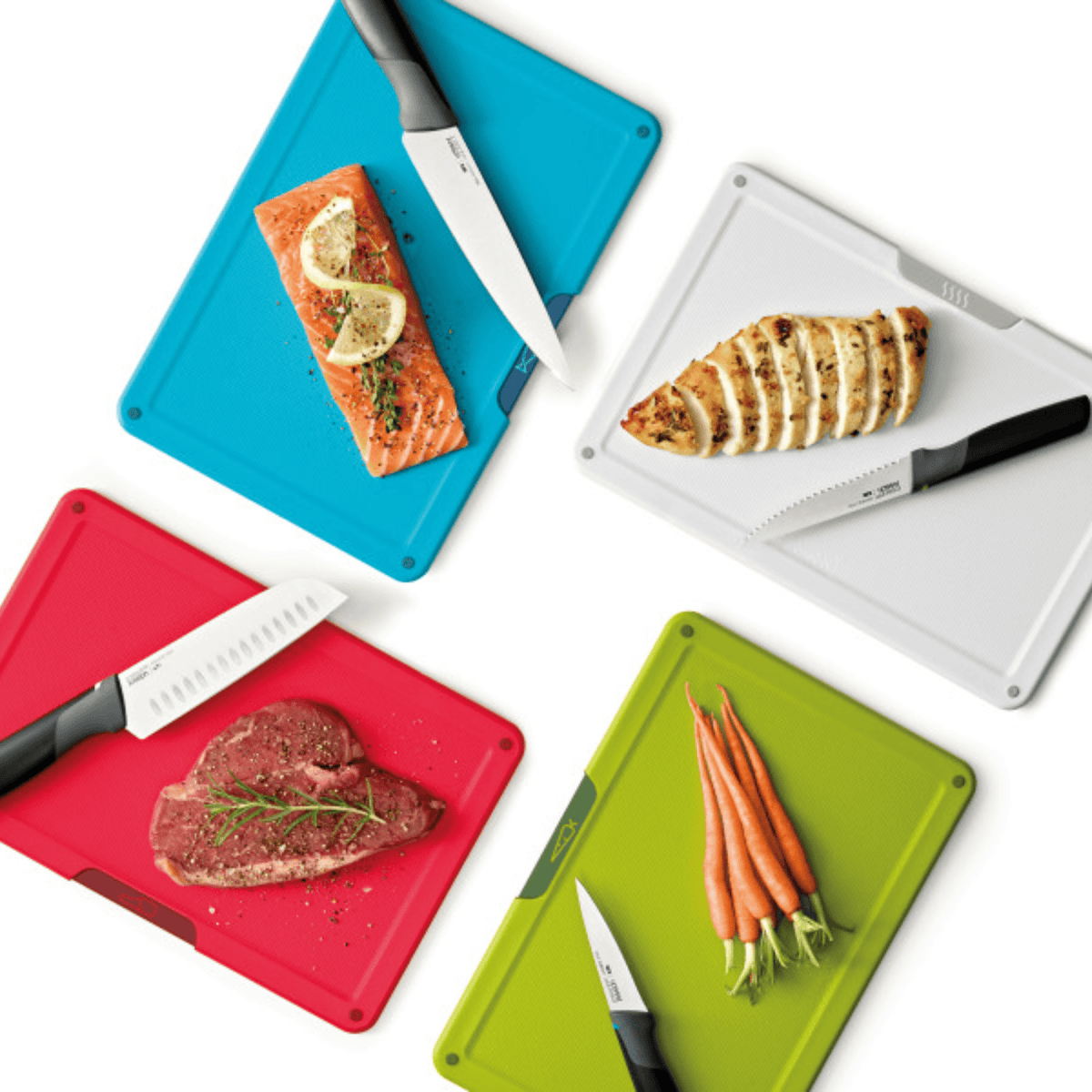 Joseph Joseph Folio Icon Plus Knife & Chopping Board Set 8-Piece