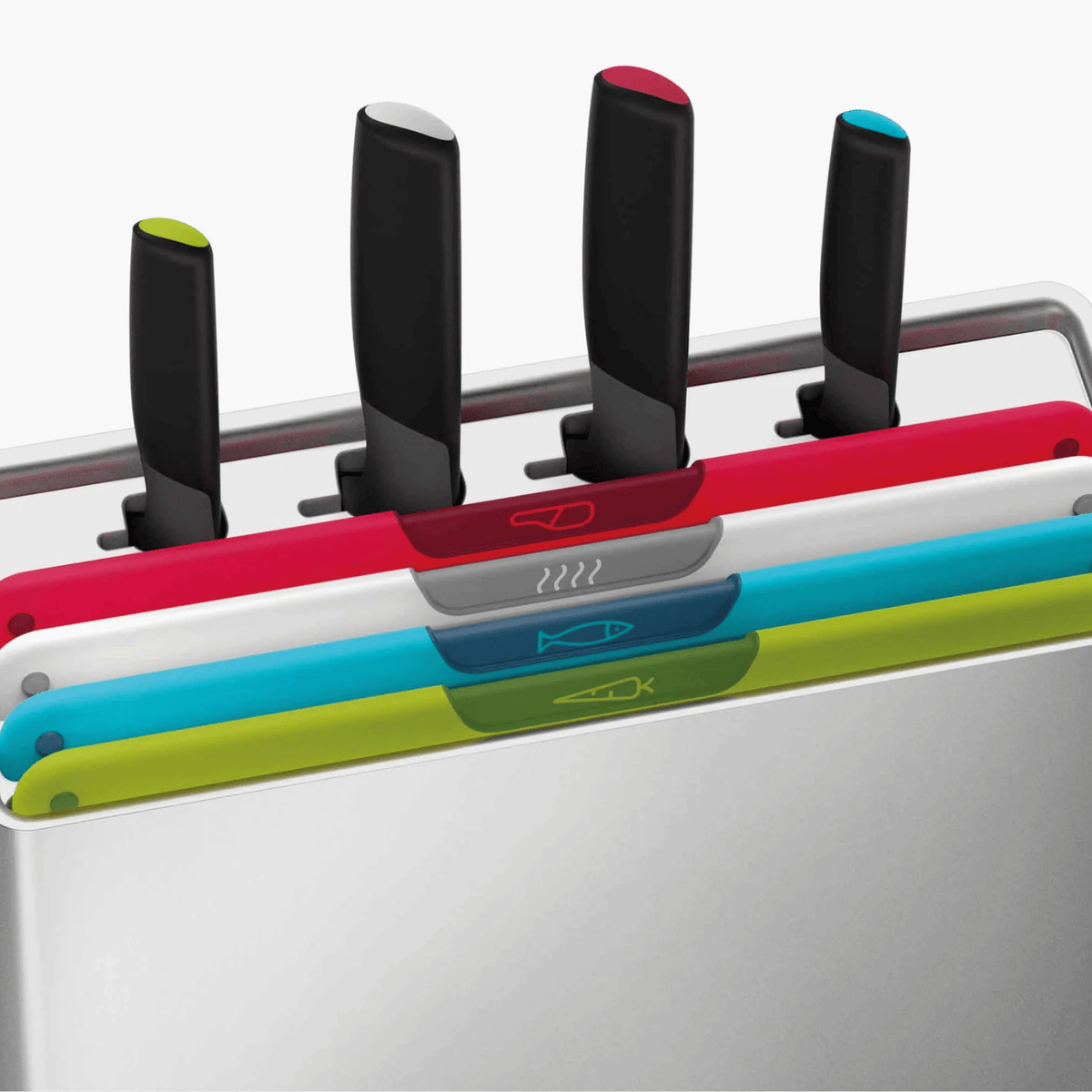 Joseph Joseph Folio Icon Plus Knife & Chopping Board Set 8-Piece