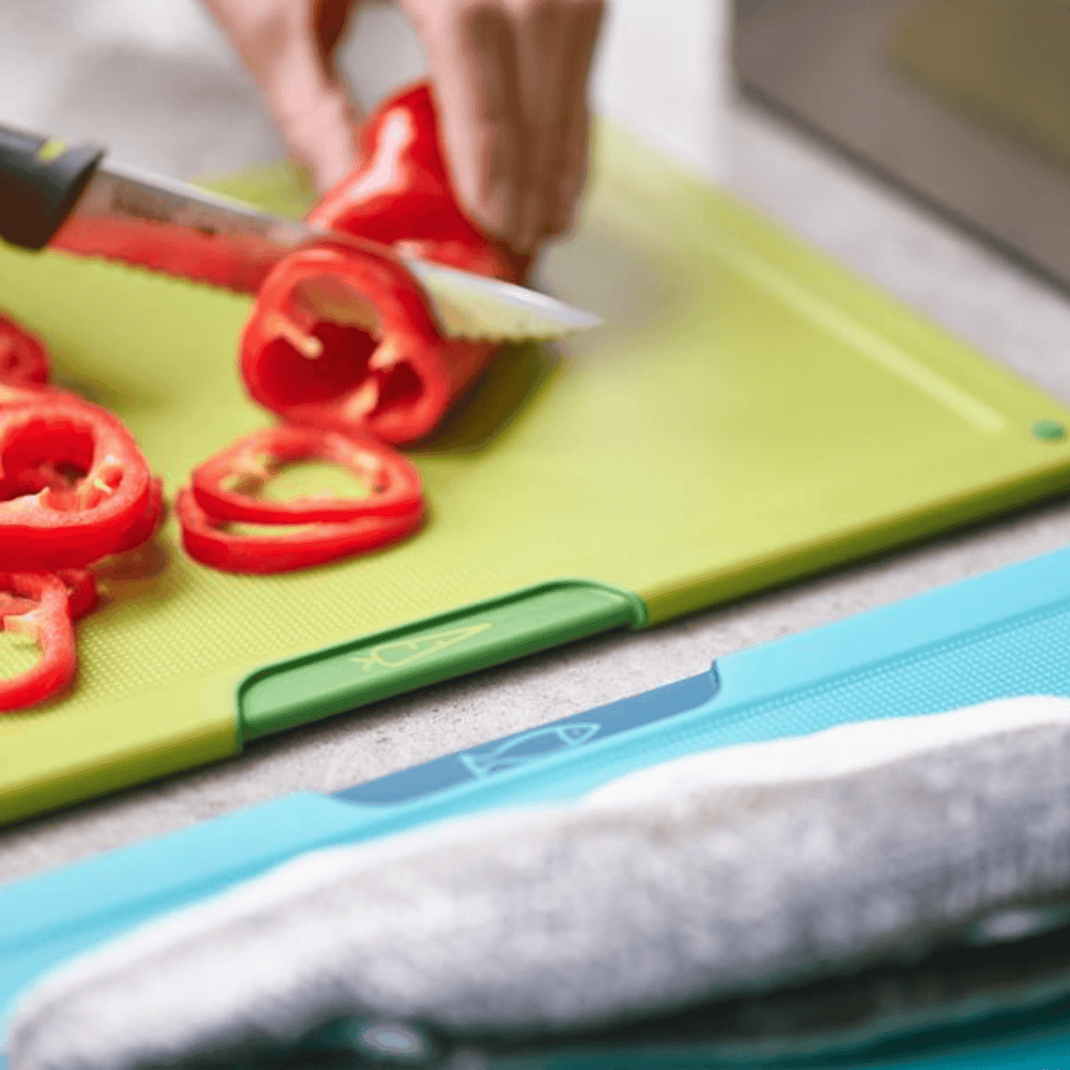 Joseph Joseph Folio Icon Steel Chopping Board Set 4-Piece