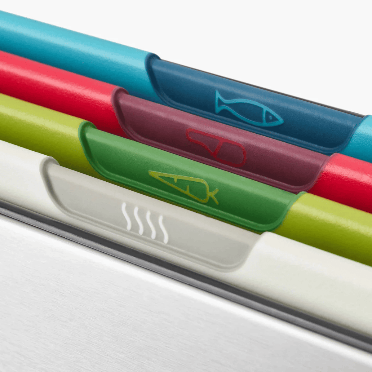 Joseph Joseph Folio Icon Steel Chopping Board Set 4-Piece