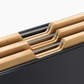 Joseph Joseph Folio Steel Bamboo Chopping Board Set 4-Piece Black