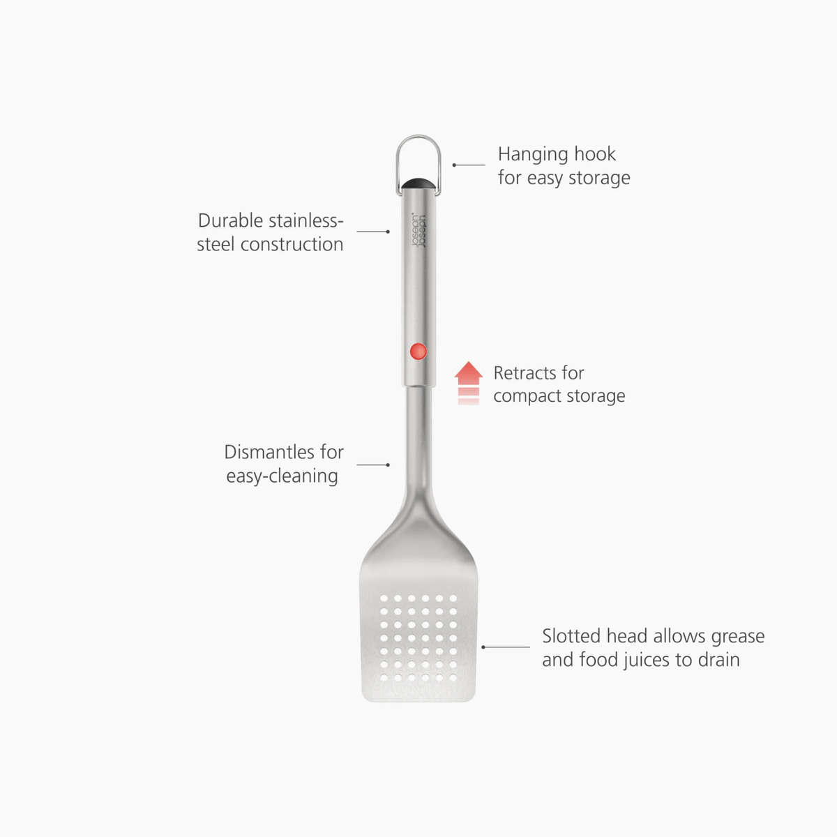 Joseph Joseph GrillOut BBQ Turner with Extending Handle