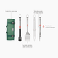 Joseph Joseph GrillOut BBQ Utensil Set with Storage Case 4-Piece