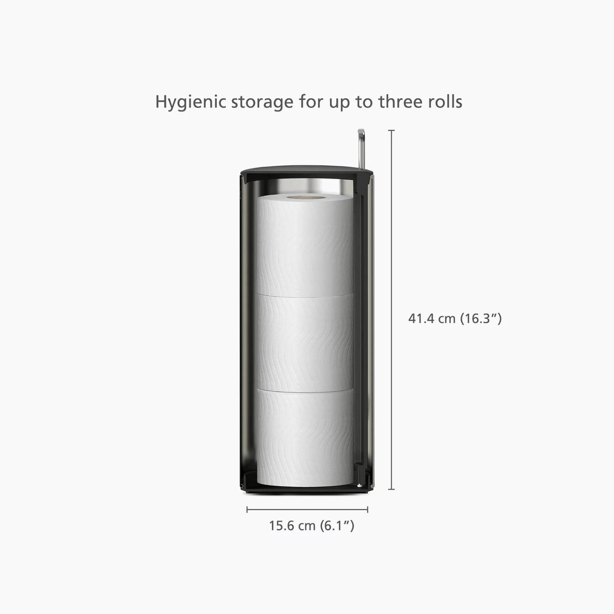 Joseph Joseph Luxe Concealed Toilet Roll Holder