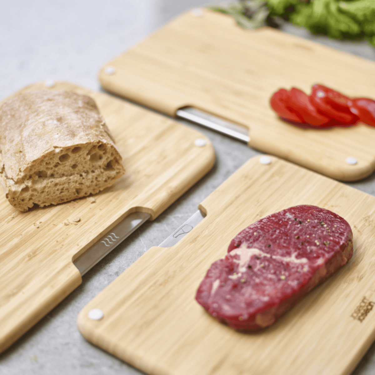 Joseph Joseph Nest Bamboo Chopping Board Set 3-Piece