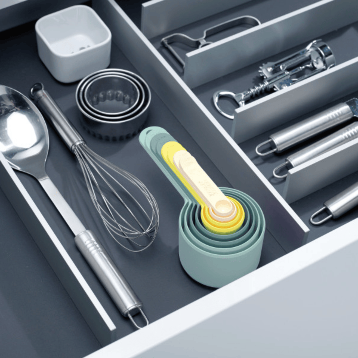 Joseph Joseph Nest Measure Measuring Cups 8-Piece Opal