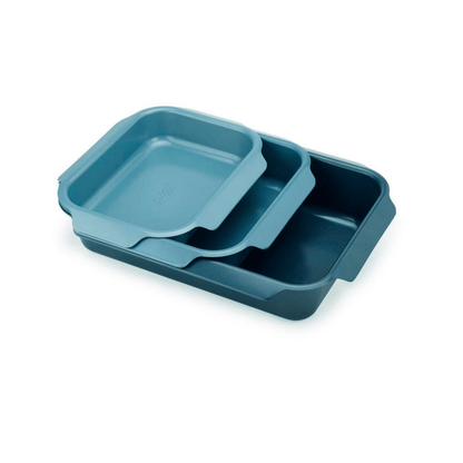 Joseph Joseph Nest Oven Non-Stick 3-Piece Roasting Tray Set Blue