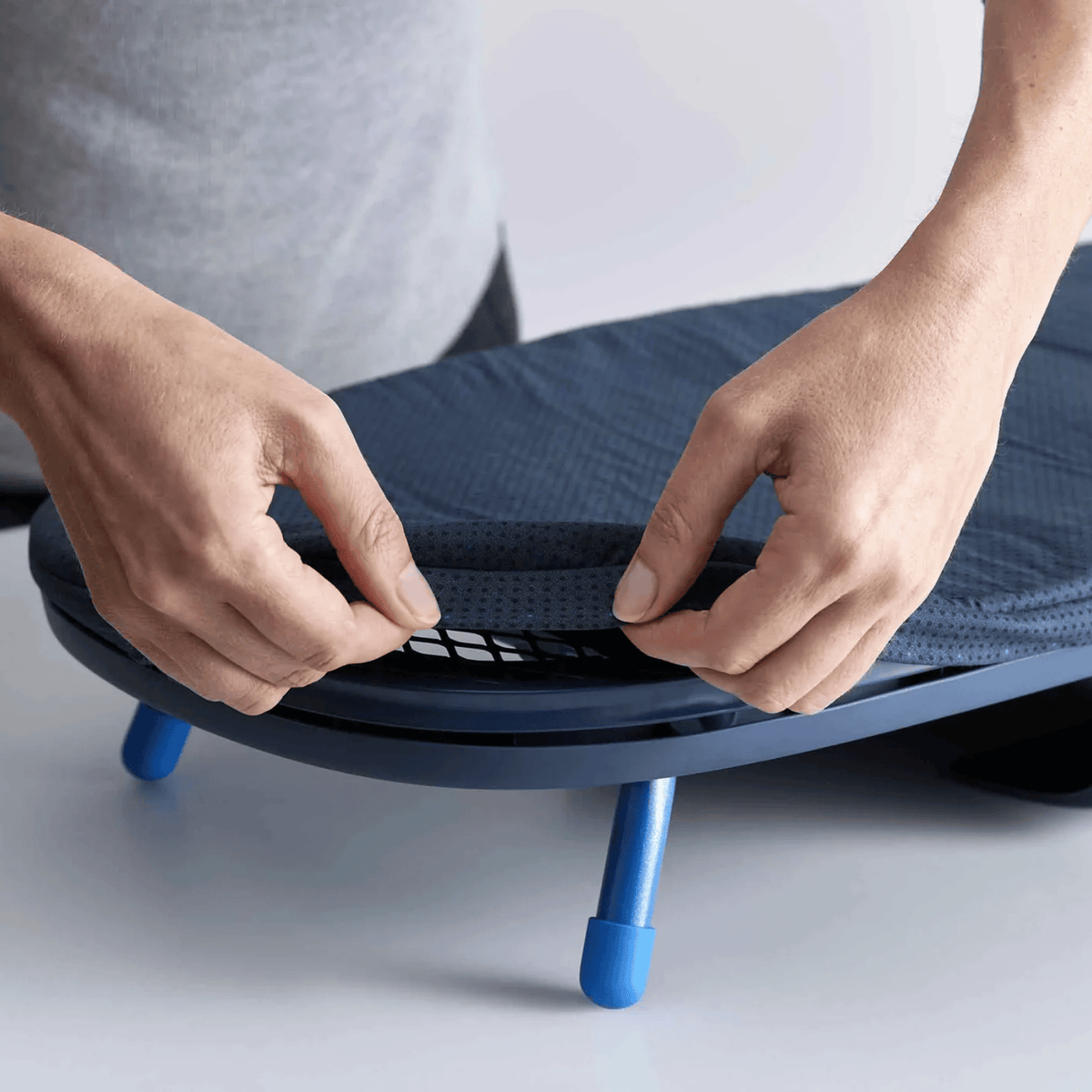 Joseph Joseph Pocket Plus Folding Ironing Board with Advanced Cover Blue