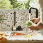Joseph Joseph SinkTech Washing Up Brush & Sponge Set with Steel Stand