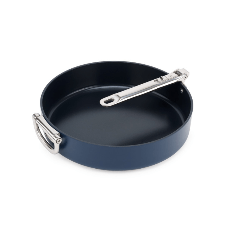 Joseph Joseph Space Folding Handle Ceramic Non-Stick Frying Pan 30cm Midnight Blue