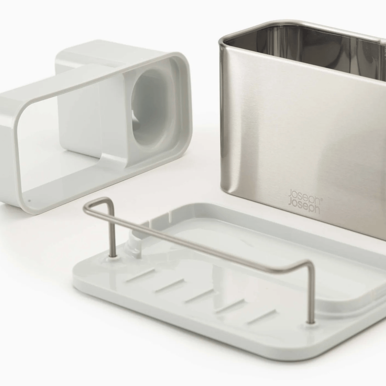 Joseph Joseph Surface Stainless-Steel Sink Tidy Stone