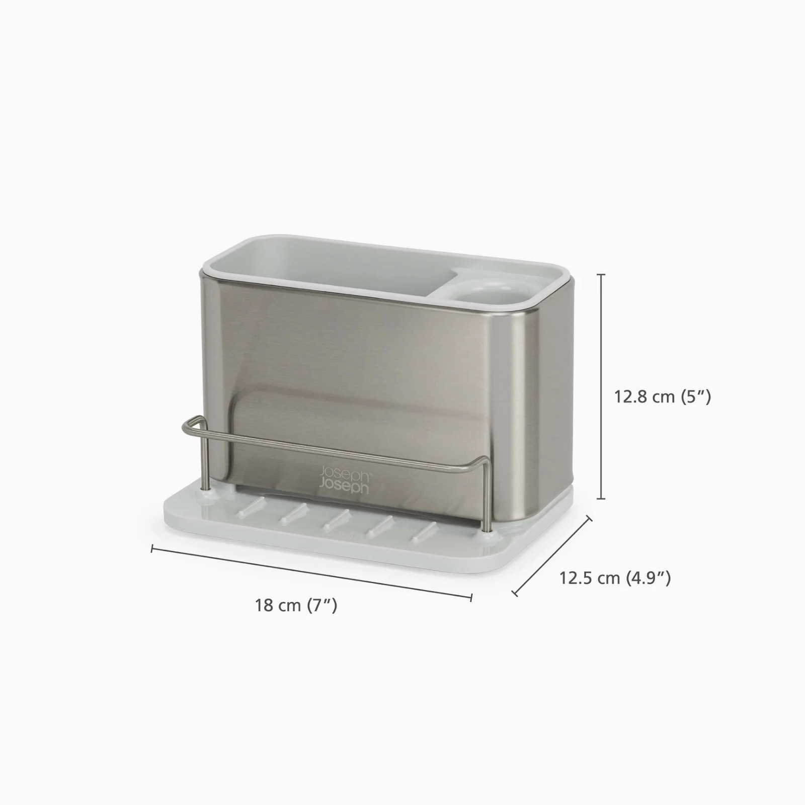 Joseph Joseph Surface Stainless-Steel Sink Tidy Stone
