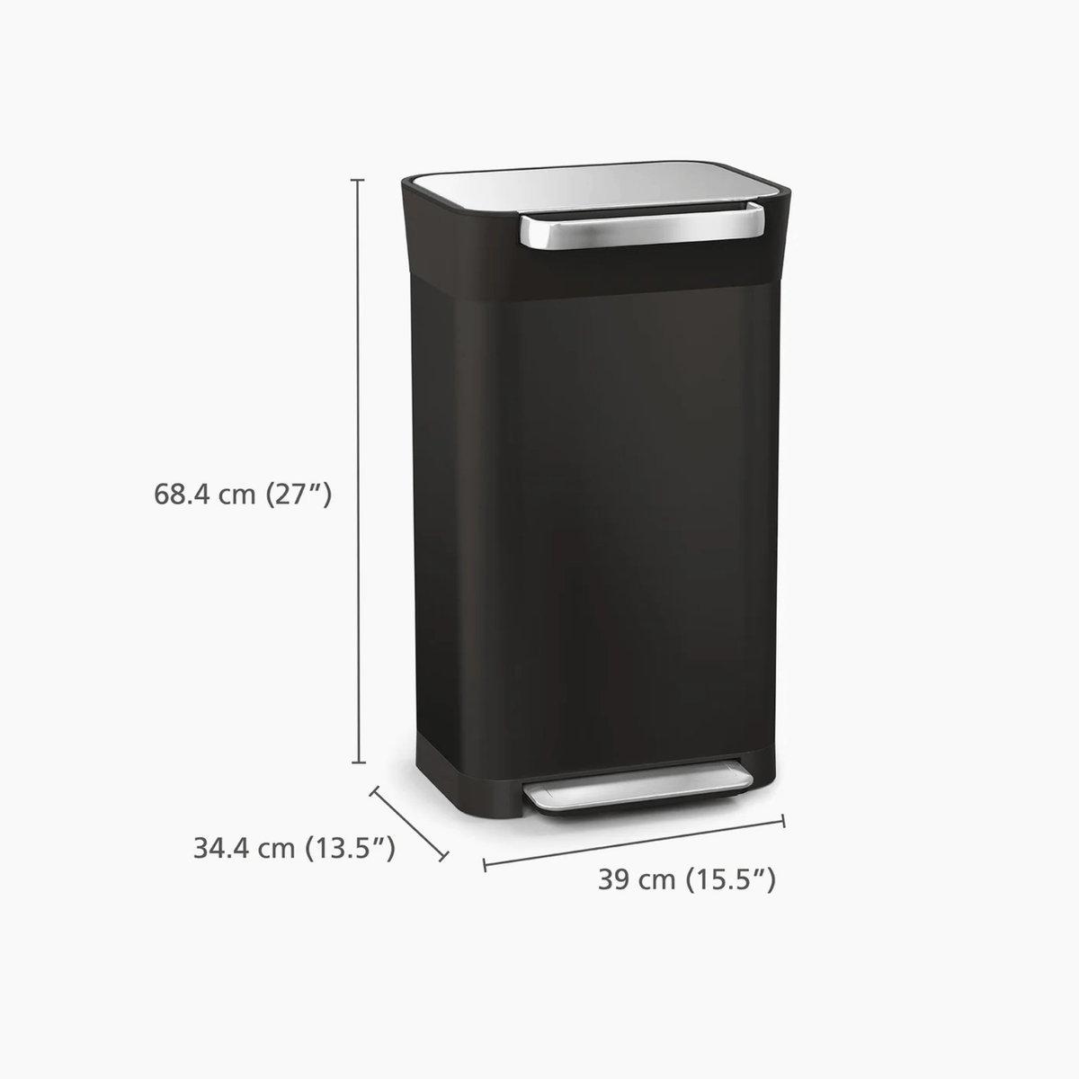 Joseph Joseph Titan Trash Compactor 30L Black