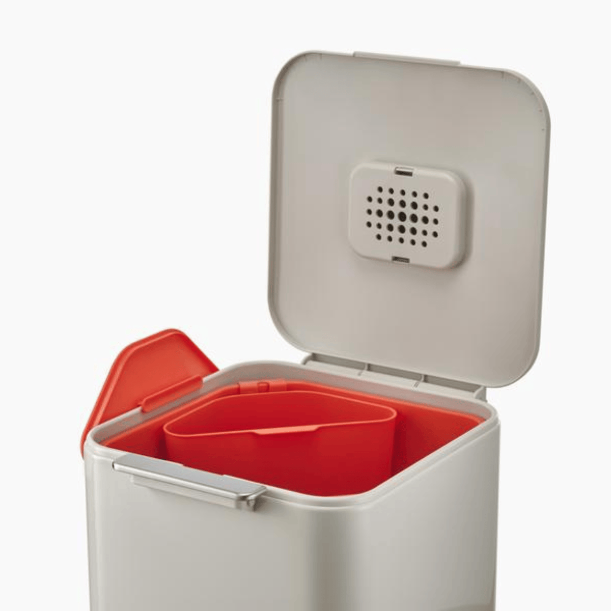 Joseph Joseph Totem Compact Waste & Recycling Bin 40L Stone