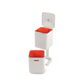 Joseph Joseph Totem Compact Waste & Recycling Bin 40L Stone