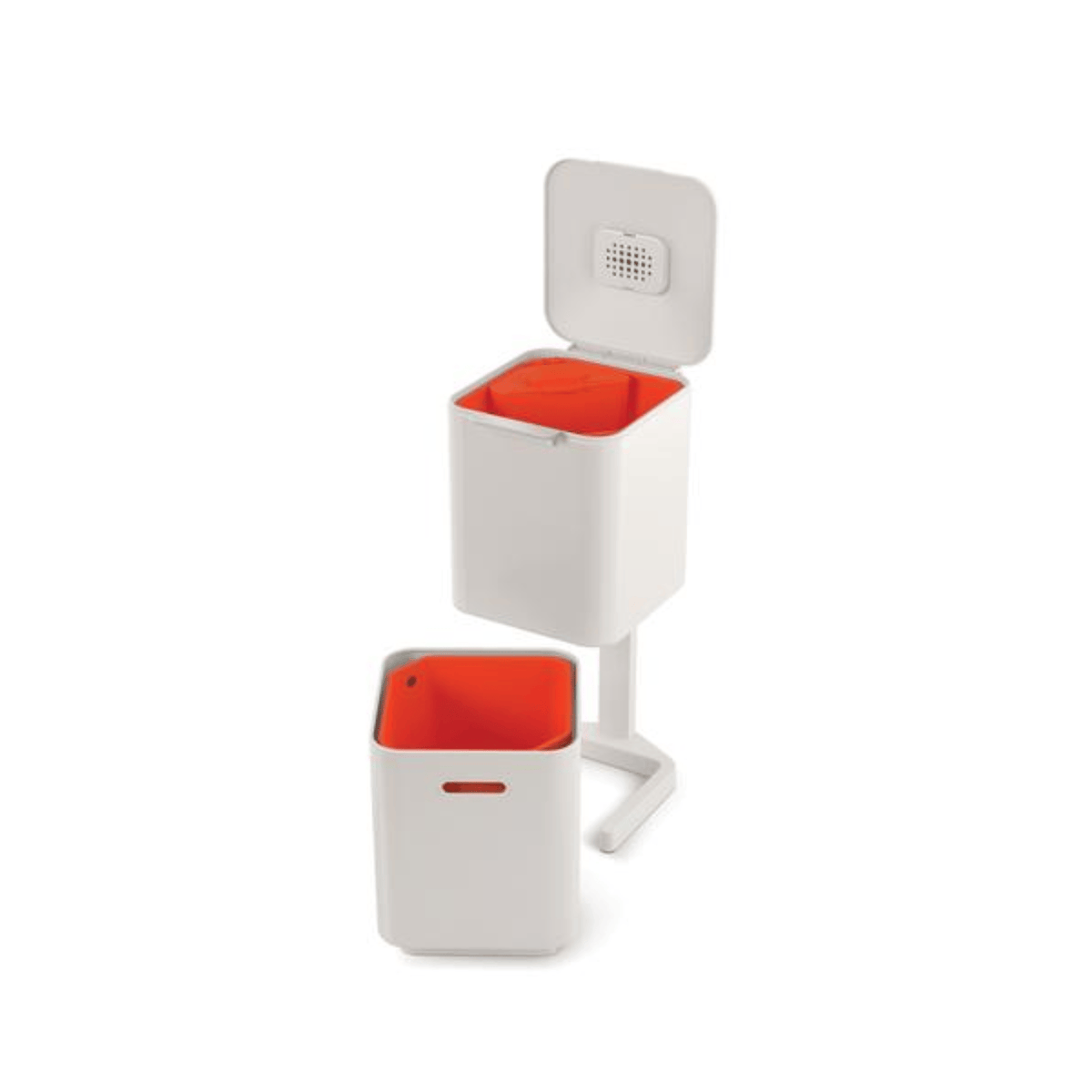 Joseph Joseph Totem Compact Waste & Recycling Bin 40L Stone