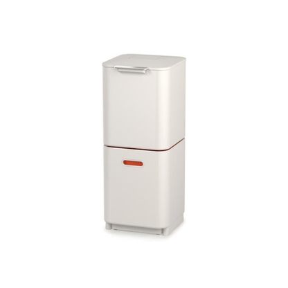 Joseph Joseph Totem Compact Waste & Recycling Bin 40L Stone