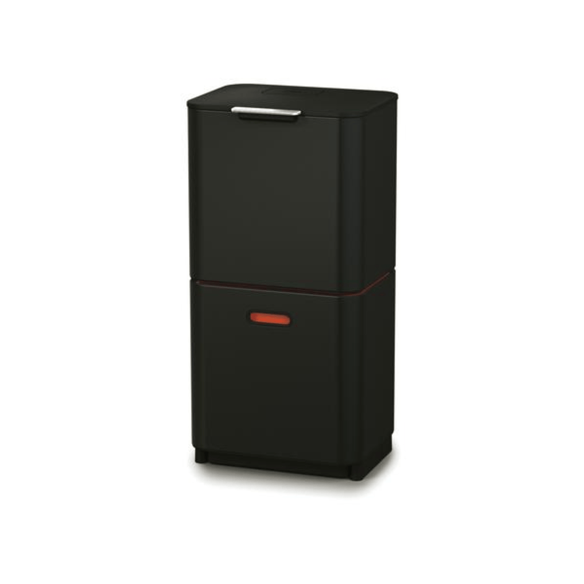 Joseph Joseph Totem Compact Waste & Recycling Bin 60L Black