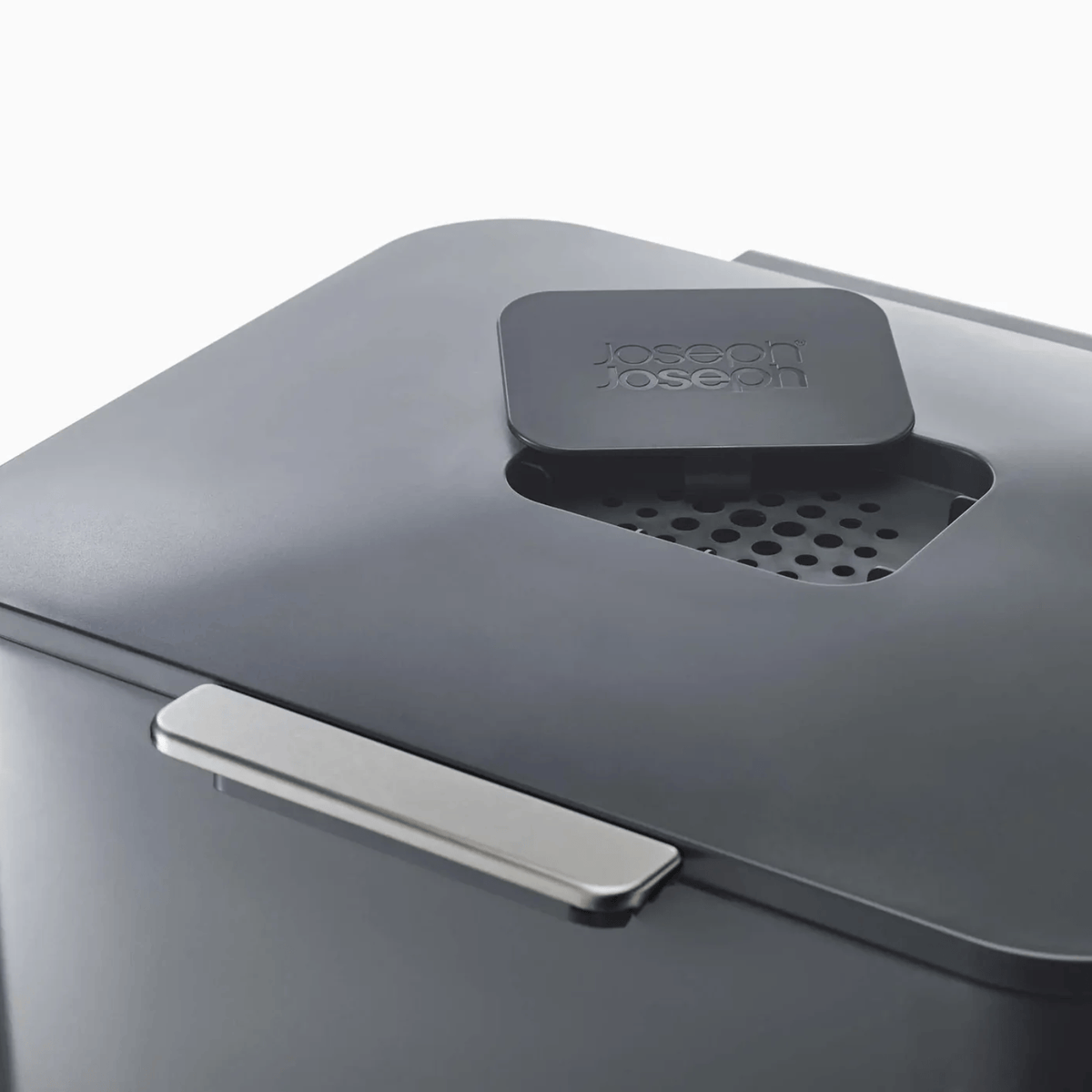 Joseph Joseph Totem Compact Waste & Recycling Bin 60L Graphite
