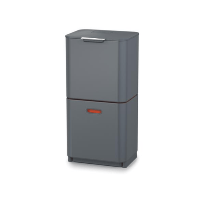 Joseph Joseph Totem Compact Waste & Recycling Bin 60L Graphite