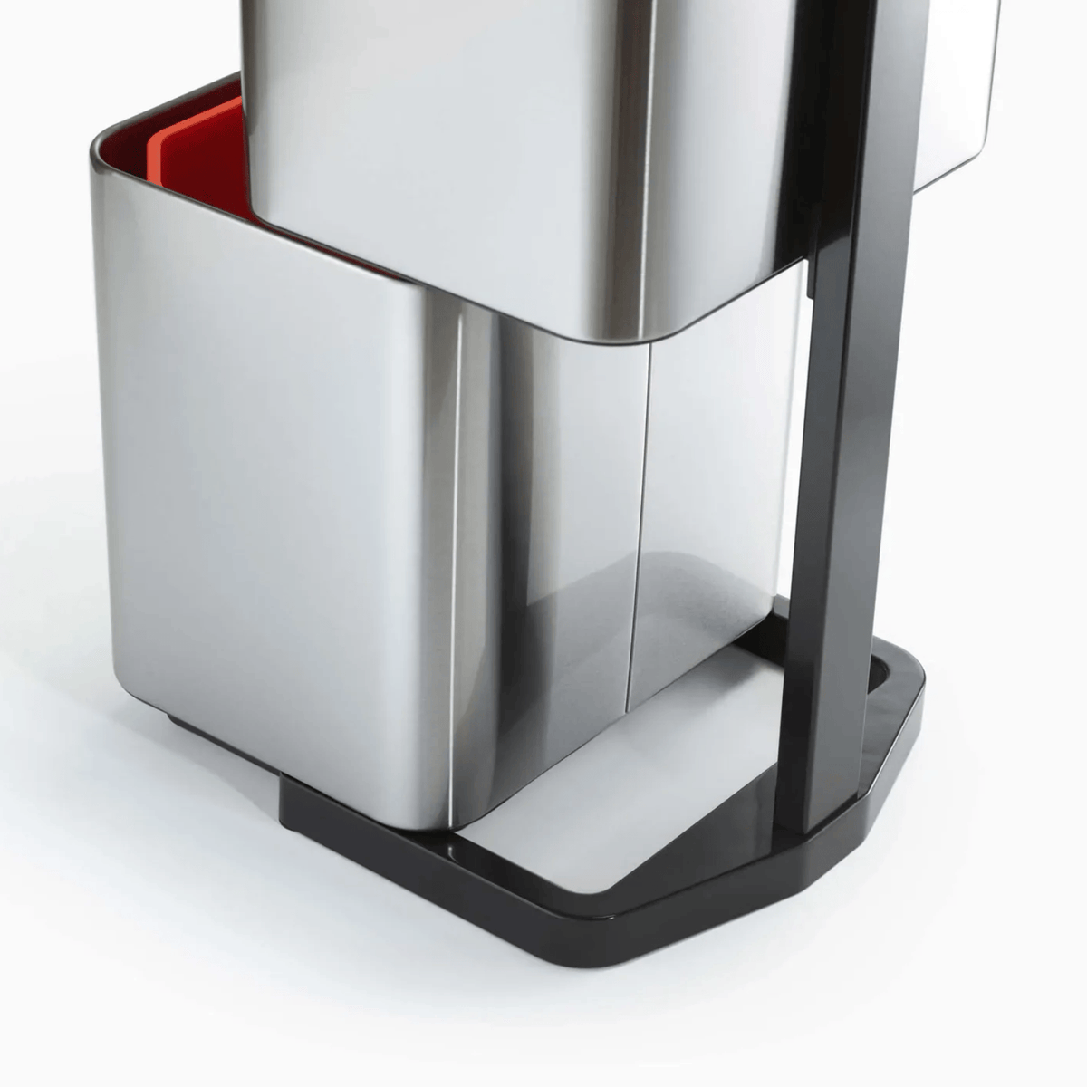 Joseph Joseph Totem Compact Waste & Recycling Bin 60L Stainless-Steel