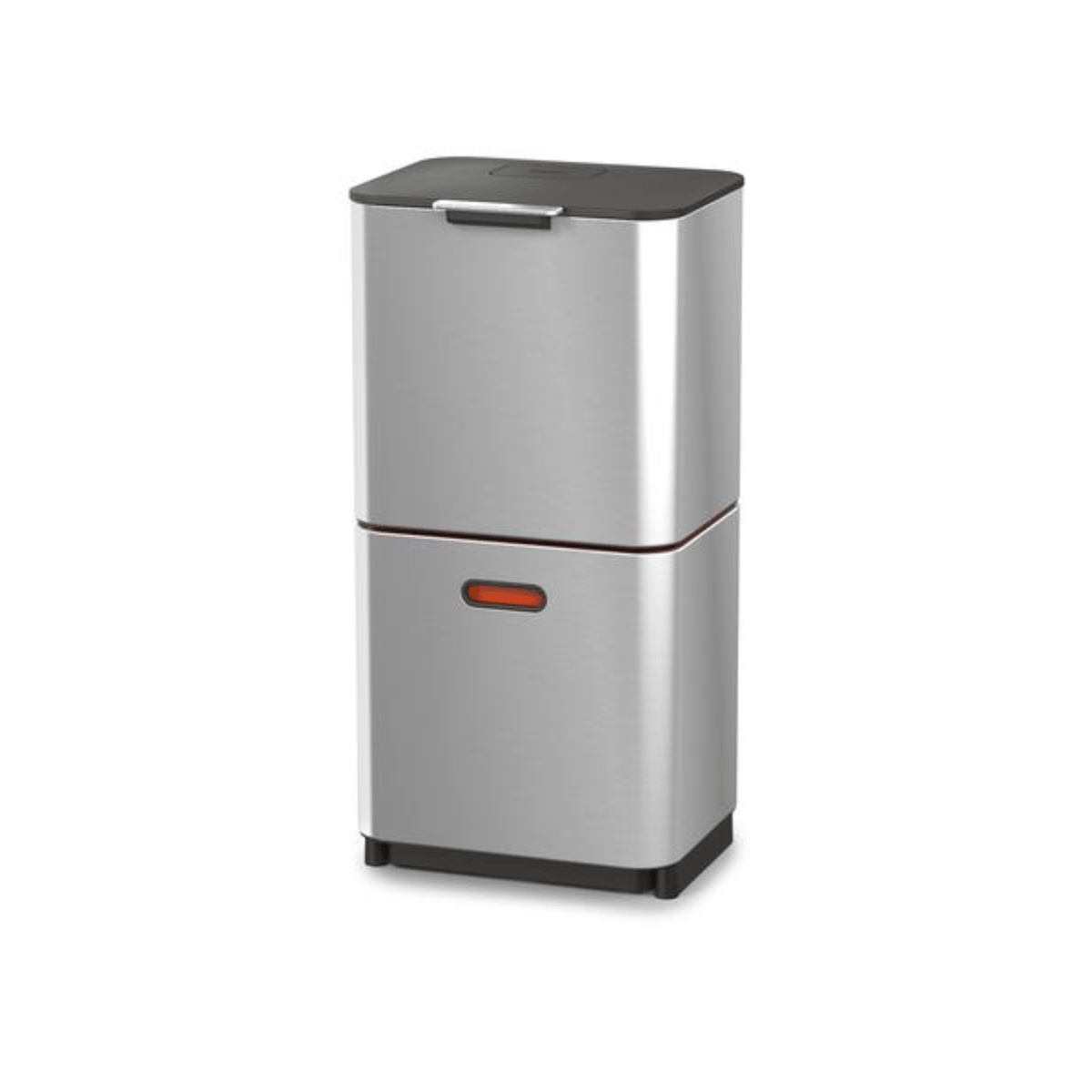 Joseph Joseph Totem Compact Waste & Recycling Bin 60L Stainless-Steel