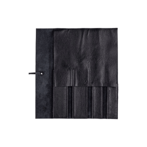 Kai Shun Leather Knife Roll 4-Slot