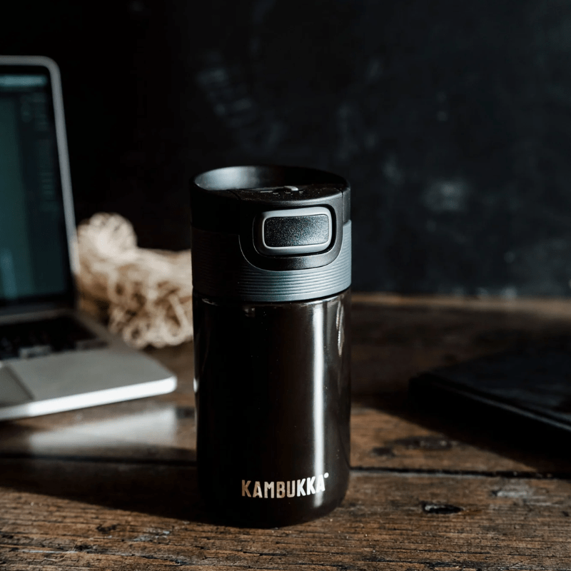 Kambukka Etna Travel Mug 300ml Pitch Black