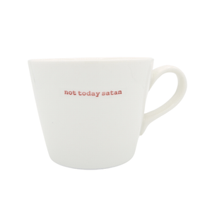 Keith Brymer Jones Bucket Mug 350ml - not today satan