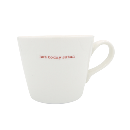 Keith Brymer Jones Bucket Mug 350ml - not today satan