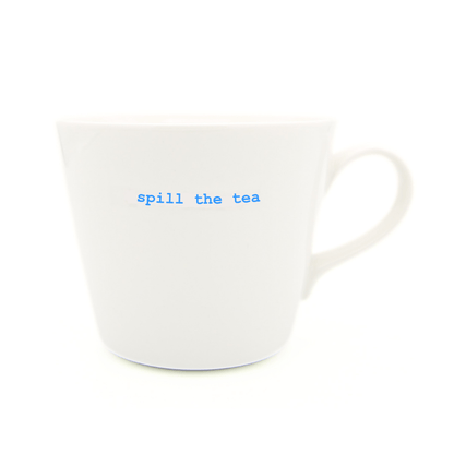 Keith Brymer Jones Bucket Mug 350ml - spill the tea