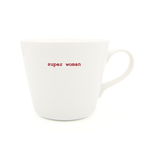 Keith Brymer Jones Bucket Mug 350ml - super woman