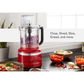 KitchenAid 13 Cup Food Processor Empire Red