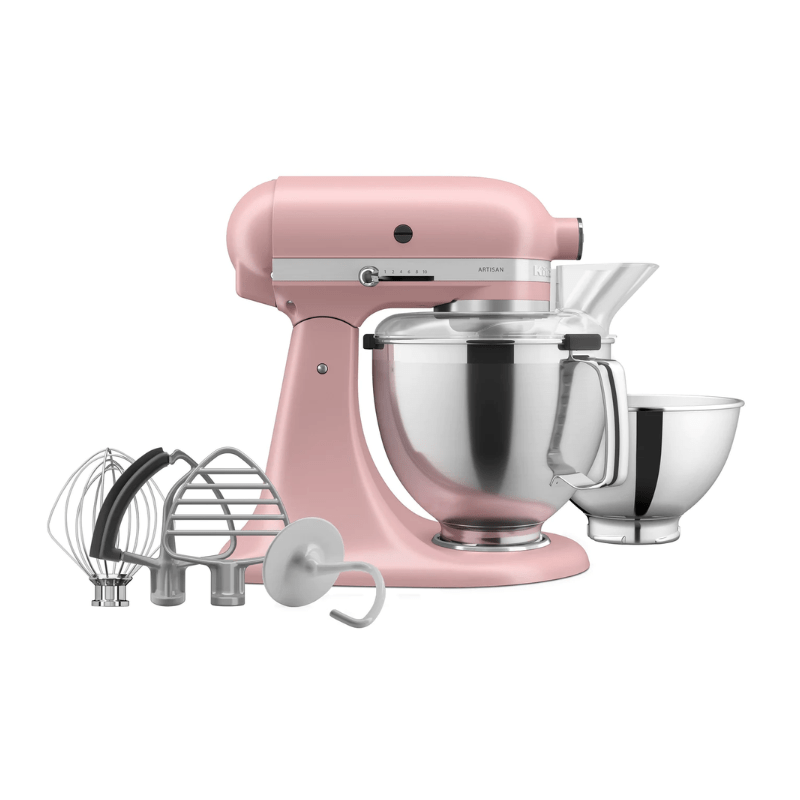 KitchenAid 4.8L Artisan Stand Mixer KSM195 Dried Rose The Homestore Auckland