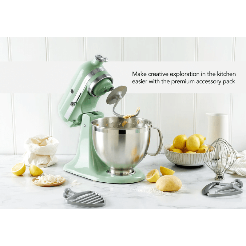 KitchenAid 4.8L Artisan Stand Mixer KSM195 Pistachio The Homestore Auckland