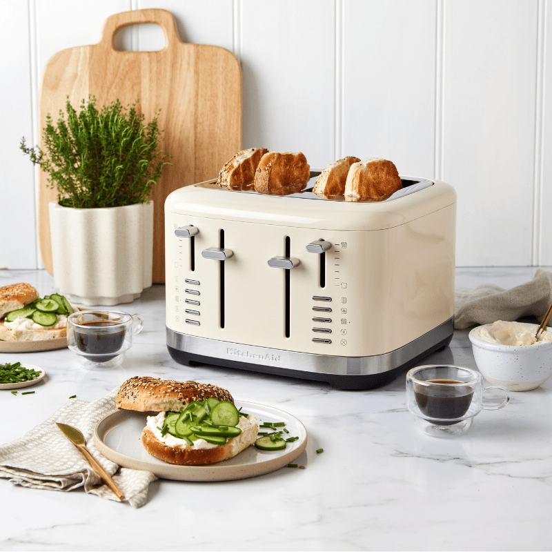 KitchenAid 4 Slice Toaster Almond Cream The Homestore Auckland