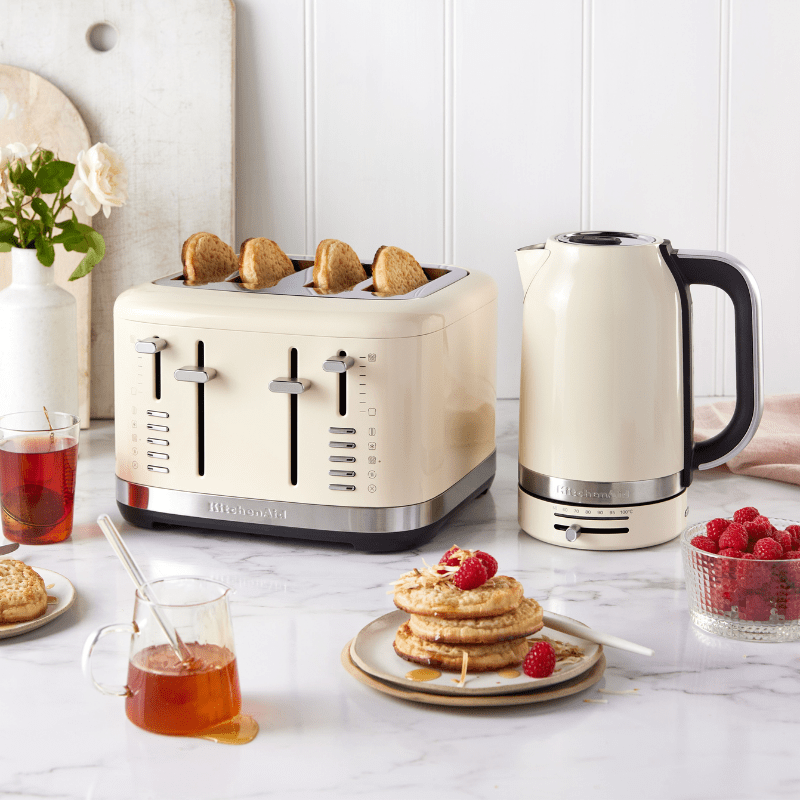 KitchenAid 4 Slice Toaster Almond Cream The Homestore Auckland