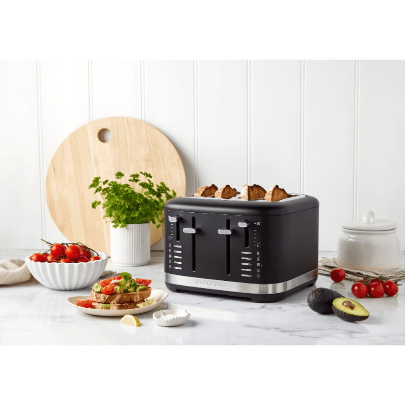 KitchenAid 4 Slice Toaster Matte Black The Homestore Auckland