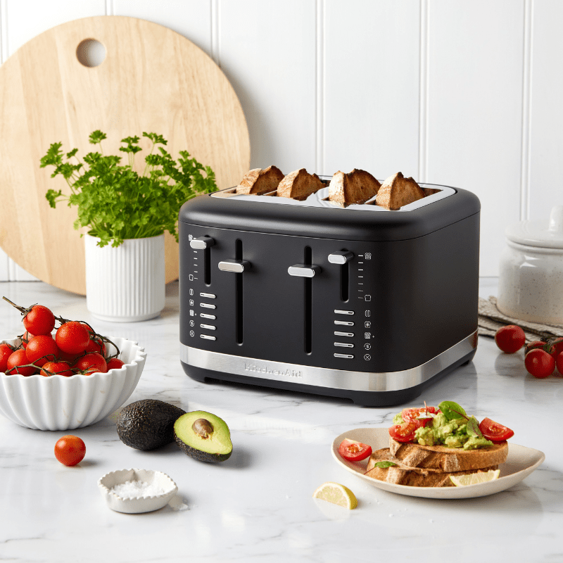 KitchenAid 4 Slice Toaster Matte Black The Homestore Auckland