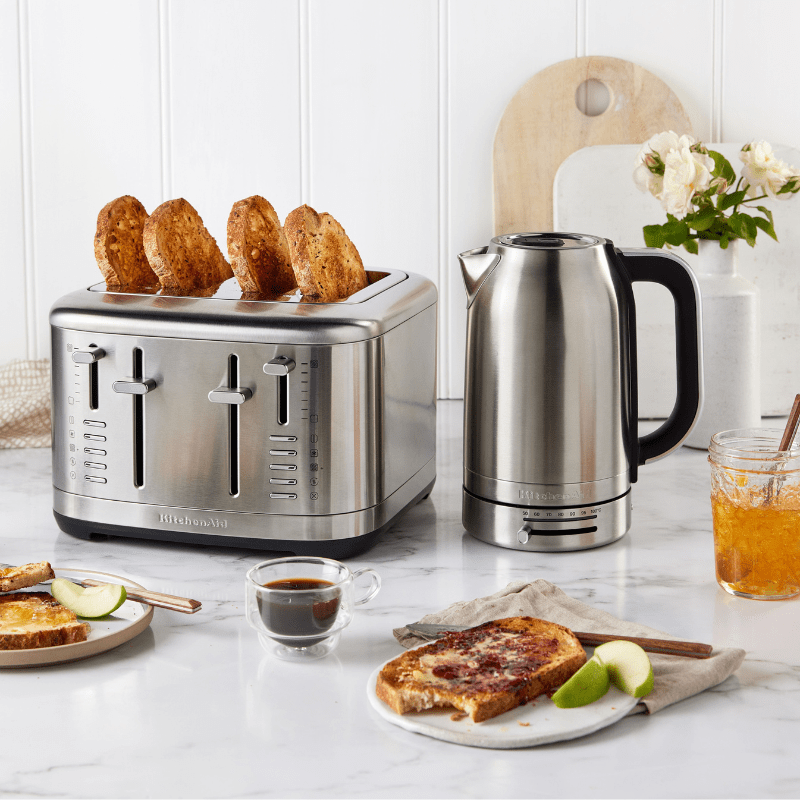 KitchenAid 4 Slice Toaster Stainless Steel The Homestore Auckland