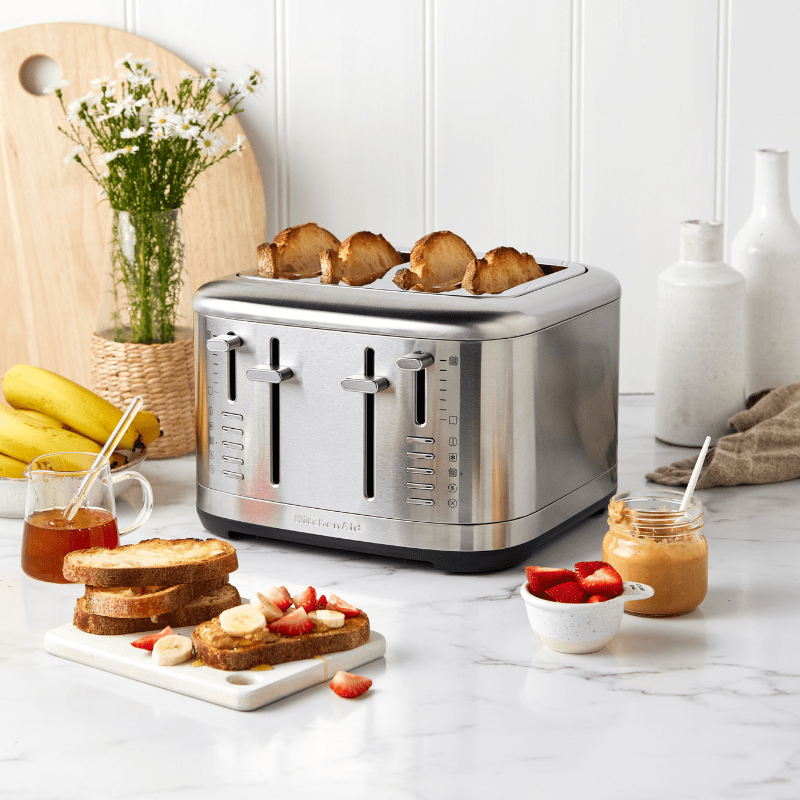 KitchenAid 4 Slice Toaster Stainless Steel The Homestore Auckland