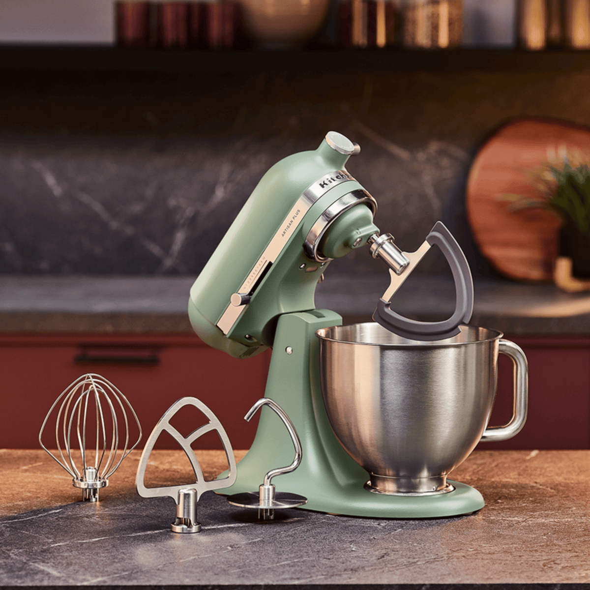 KitchenAid Artisan Plus Tilt-Head Stand Mixer KSM50 Cardamom