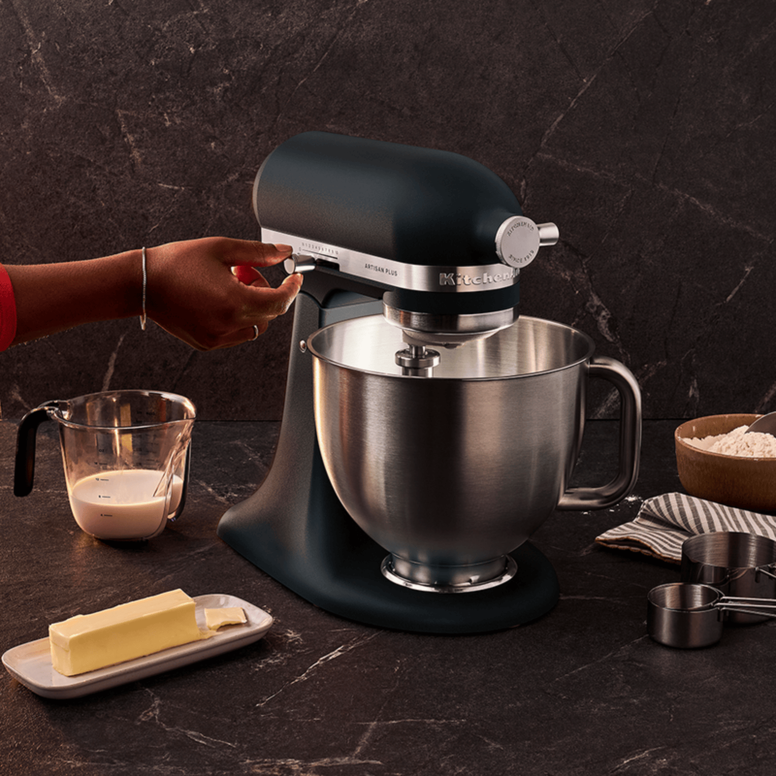 KitchenAid Artisan Plus Tilt-Head Stand Mixer KSM50 Cast Iron