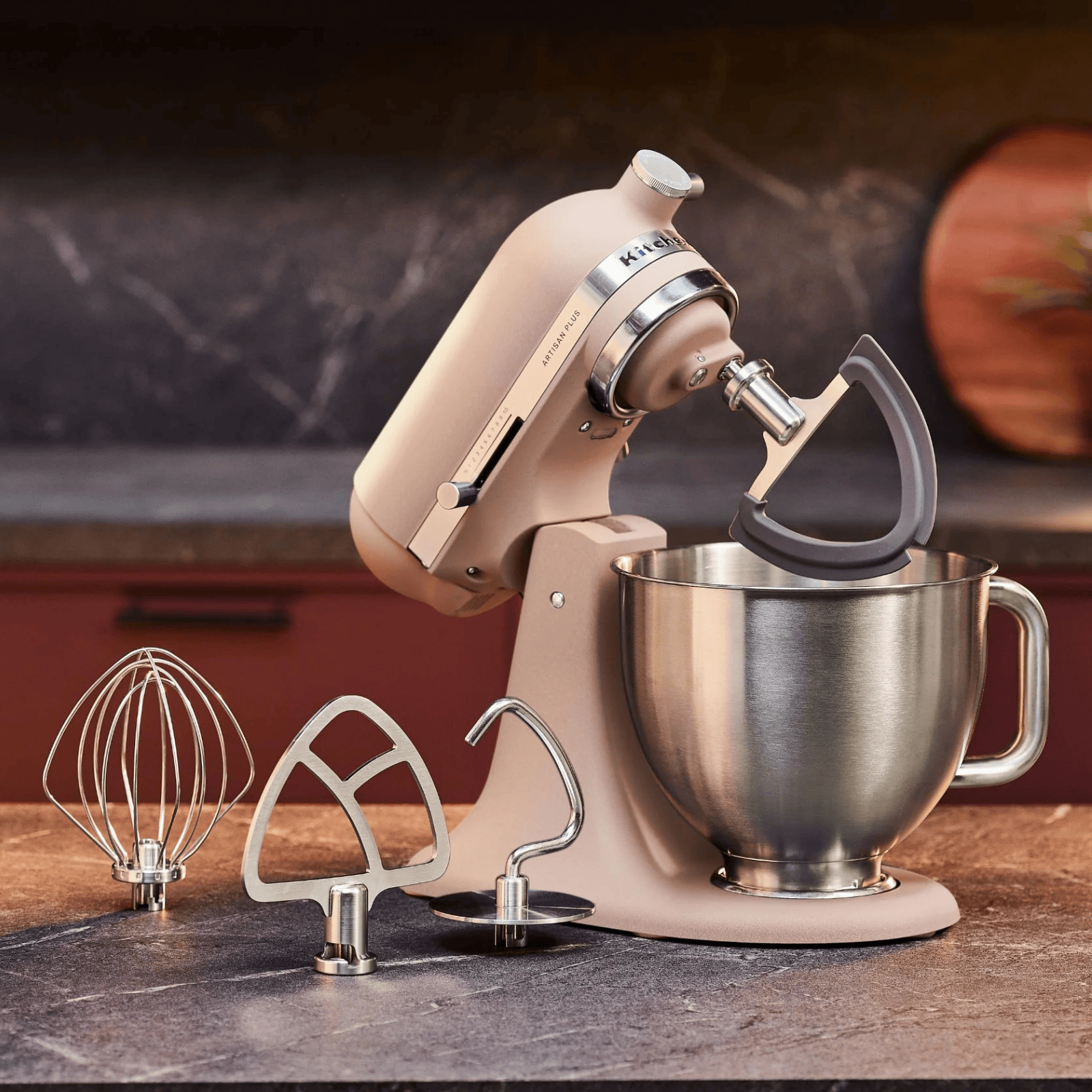 KitchenAid Artisan Plus Tilt-Head Stand Mixer KSM50 Feathered Pink
