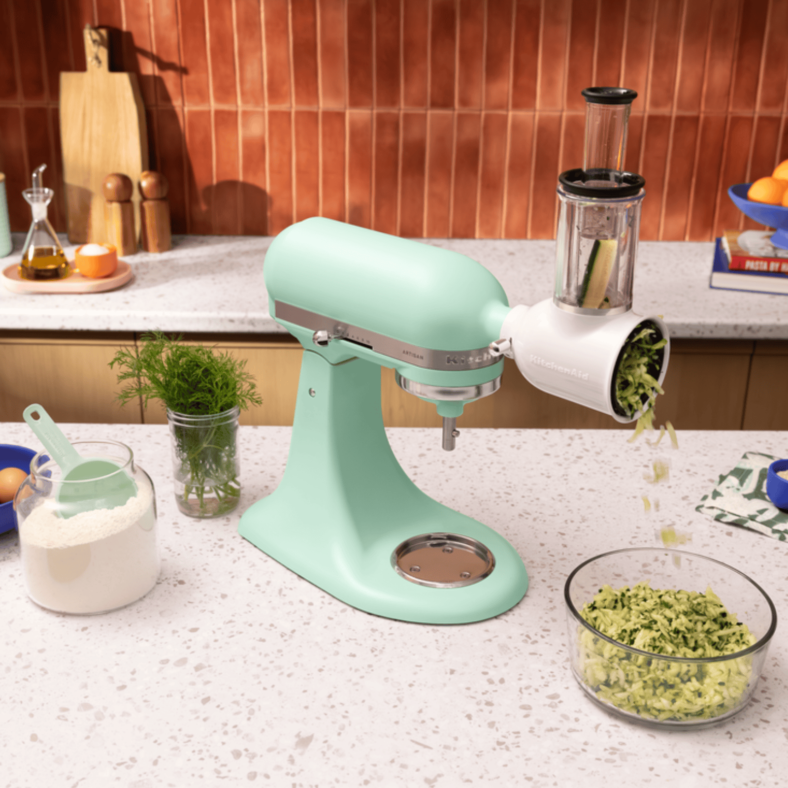 KitchenAid Artisan Tilt-Head Stand Mixer KSM195 Spearmint - 2026 Colour of the Year