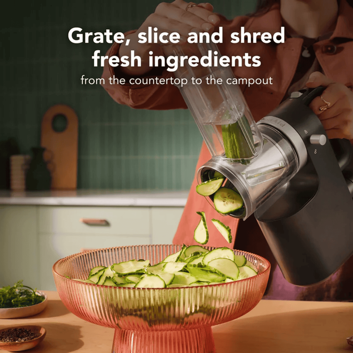KitchenAid Go Cordless Grater Slicer Shredder