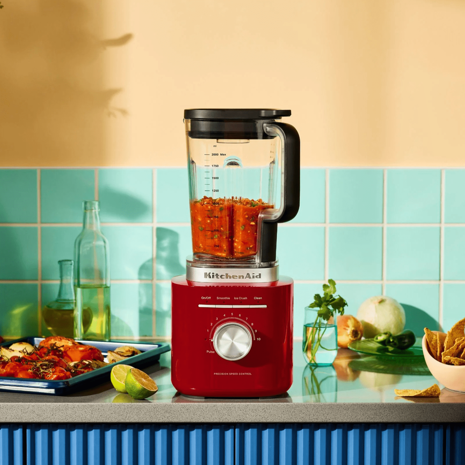 KitchenAid K200 Pure Power Blender Empire Red